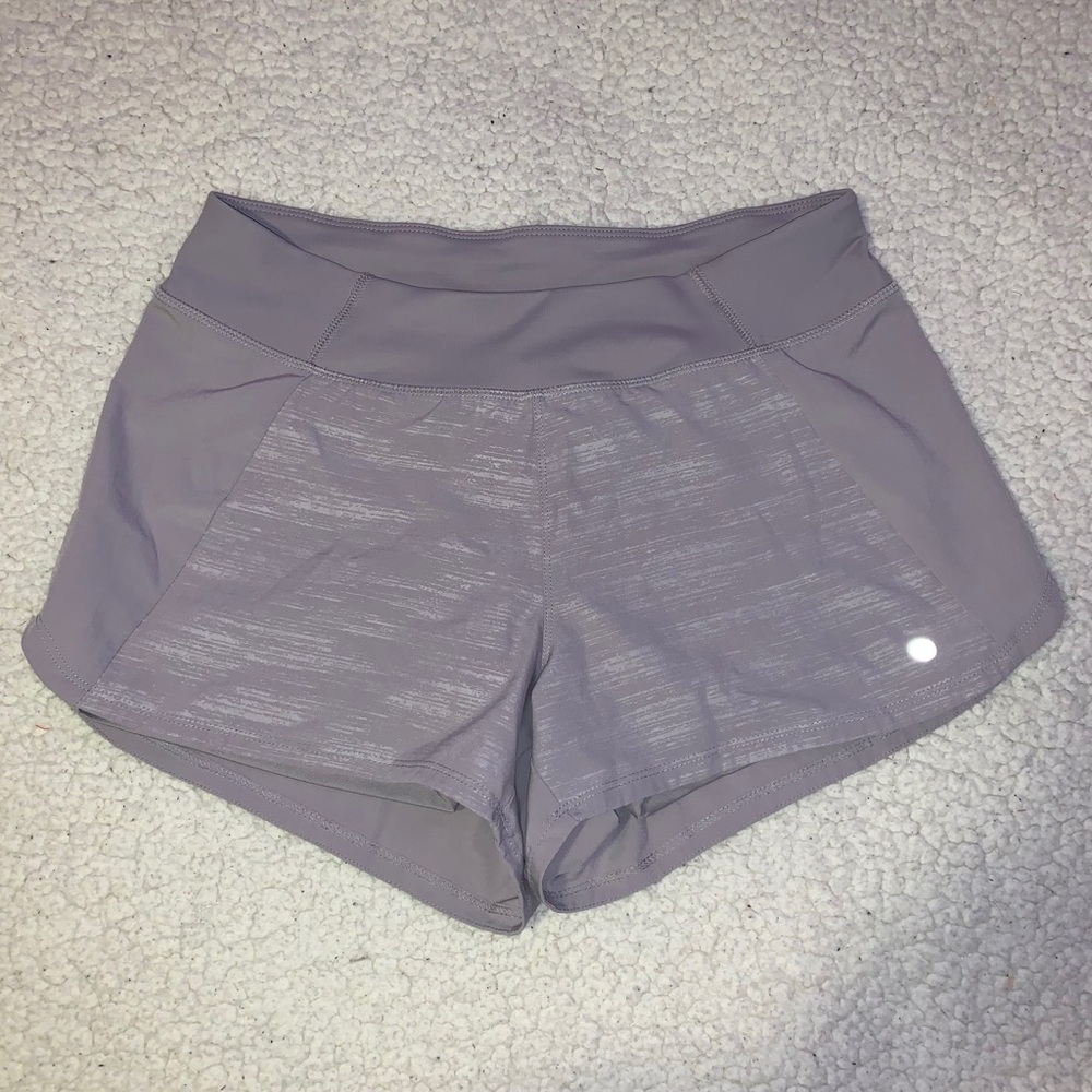 lilac athletic shorts